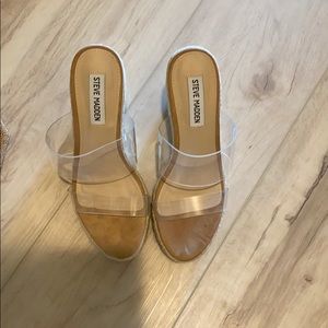 Steve Madden Clear Wedge